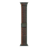Apple Watch Ultra 49mm KRD-91 Hasır Kordon Strap Kayış Koyu Yeşil