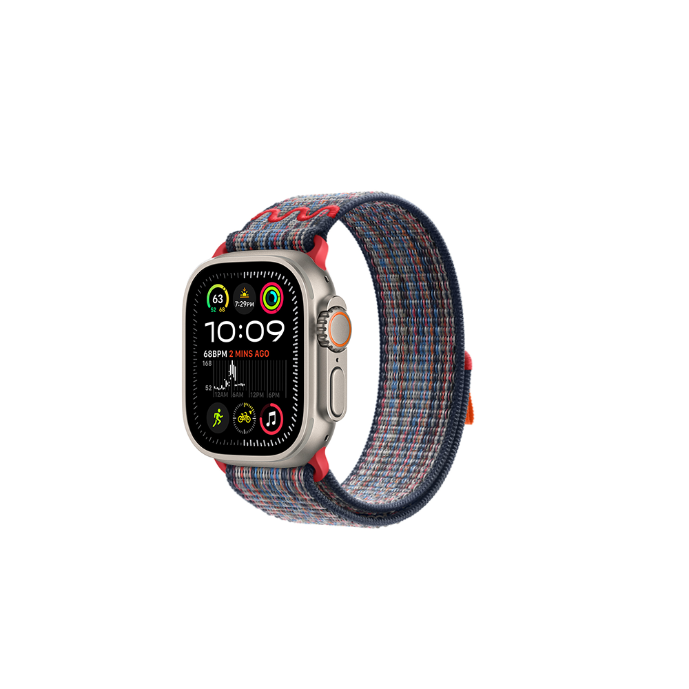 Apple Watch Ultra 49mm KRD-91 Hasır Kordon Strap Kayış Veiled Gray