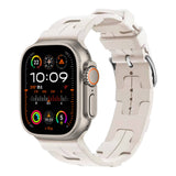 Apple Watch Ultra 49mm KRD-92 Silikon Kordon Starlight