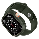 Apple Watch Ultra 49mm Silikon TPU Kasa Koruyucu Zore Watch Gard 31 Gri