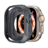 Apple Watch Ultra 49mm Silikon TPU Kasa Koruyucu Zore Watch Gard 31 Siyah