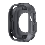 Apple Watch Ultra 49mm Silikon TPU Kasa Koruyucu Zore Watch Gard 31 Siyah