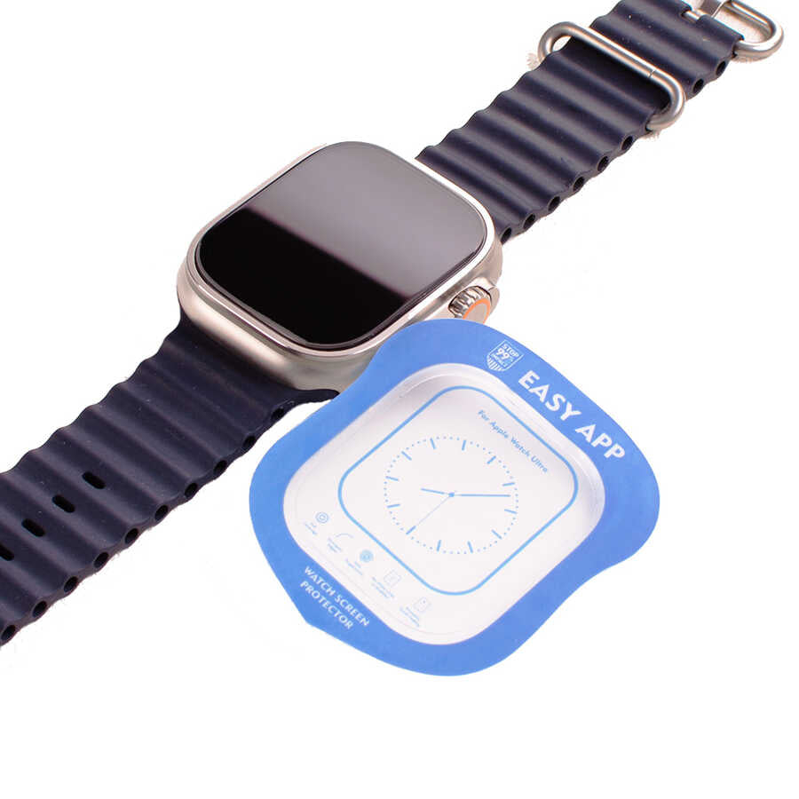 Apple Watch Ultra 49mm Zore Easy Cam Ekran Koruyucu Renksiz