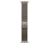 Apple Watch Ultra 49mm Zore KRD-100 Titanyum Hasır Kordon Siyah-Titanyum