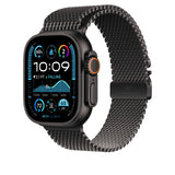 Apple Watch Ultra 49mm Zore KRD-100 Titanyum Hasır Kordon Titanyum-Gümüş