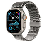 Apple Watch Ultra 49mm Zore KRD-100 Titanyum Hasır Kordon Titanyum-Gümüş