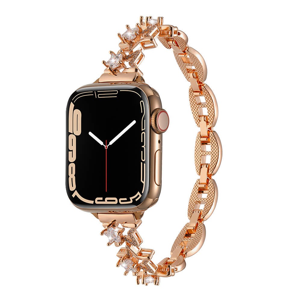 Apple Watch Ultra 49mm Zore KRD-104 Metal Kordon Rose Gold
