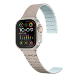 Apple Watch Ultra 49mm Zore KRD-111 Çizgili Desenli Silikon Kordon Siyah
