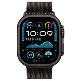 Apple Watch Ultra 49mm Zore KRD-121 Metal Hasır Kordon Gümüş