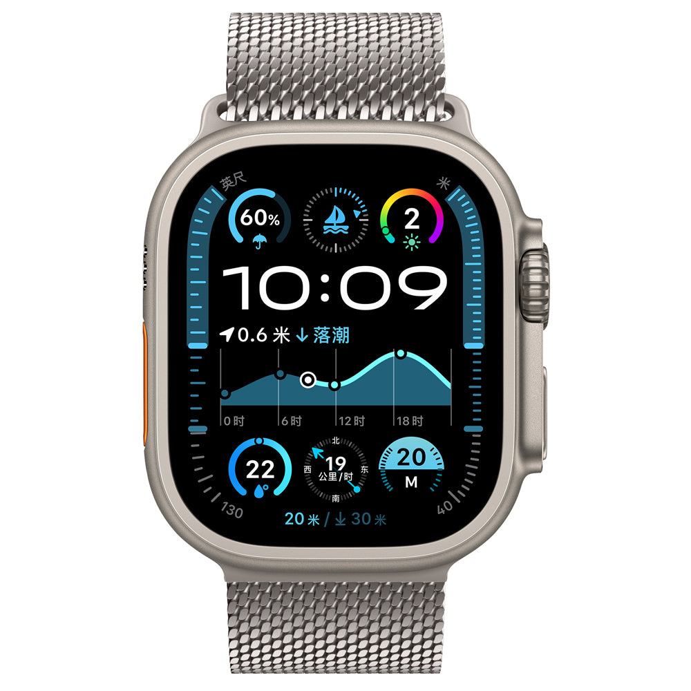 Apple Watch Ultra 49mm Zore KRD-121 Metal Hasır Kordon Siyah