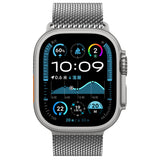 Apple Watch Ultra 49mm Zore KRD-121 Metal Hasır Kordon Siyah