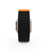 Apple Watch Ultra 49mm Zore KRD-122 Silikon Kordon Strap Kayış Kahverengi-Krem