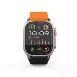 Apple Watch Ultra 49mm Zore KRD-122 Silikon Kordon Strap Kayış Kahverengi-Krem
