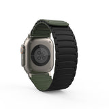Apple Watch Ultra 49mm Zore KRD-122 Silikon Kordon Strap Kayış Kahverengi-Krem
