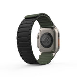 Apple Watch Ultra 49mm Zore KRD-122 Silikon Kordon Strap Kayış Kahverengi-Krem