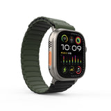 Apple Watch Ultra 49mm Zore KRD-122 Silikon Kordon Strap Kayış Kahverengi-Krem