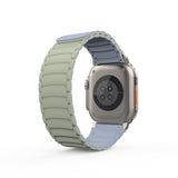 Apple Watch Ultra 49mm Zore KRD-122 Silikon Kordon Strap Kayış Kahverengi-Krem
