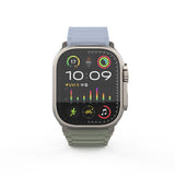 Apple Watch Ultra 49mm Zore KRD-122 Silikon Kordon Strap Kayış Kahverengi-Krem