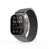 Apple Watch Ultra 49mm Zore KRD-122 Silikon Kordon Strap Kayış Siyah-Yeşil