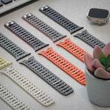 Apple Watch Ultra 49mm Zore KRD-124 Silikon Kordon Strap Kayış Sarı