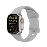 Apple Watch Ultra 49mm Zore KRD-131 Silikon Kordon Strap Kayış Gri