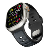 Apple Watch Ultra 49mm Zore KRD-135 Silikon Kordon Strap Kayış Siyah