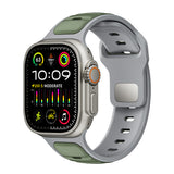 Apple Watch Ultra 49mm Zore KRD-135 Silikon Kordon Strap Kayış Siyah