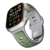Apple Watch Ultra 49mm Zore KRD-135 Silikon Kordon Strap Kayış Siyah