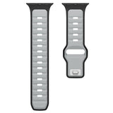 Apple Watch Ultra 49mm Zore KRD-135 Silikon Kordon Strap Kayış Siyah
