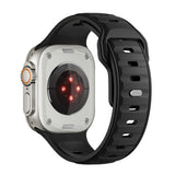 Apple Watch Ultra 49mm Zore KRD-135 Silikon Kordon Strap Kayış Siyah