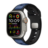 Apple Watch Ultra 49mm Zore KRD-135 Silikon Kordon Strap Kayış Siyah