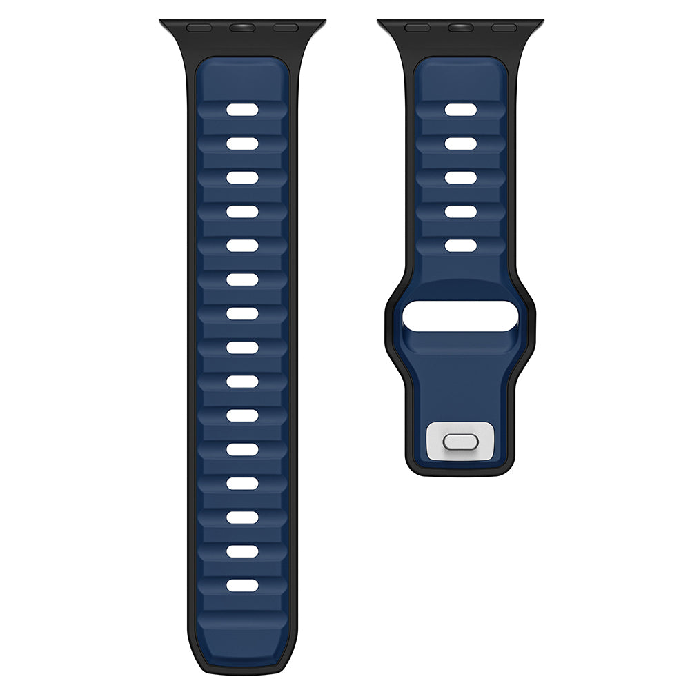 Apple Watch Ultra 49mm Zore KRD-135 Silikon Kordon Strap Kayış Siyah