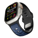 Apple Watch Ultra 49mm Zore KRD-135 Silikon Kordon Strap Kayış Siyah