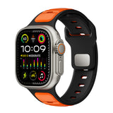 Apple Watch Ultra 49mm Zore KRD-135 Silikon Kordon Strap Kayış Siyah