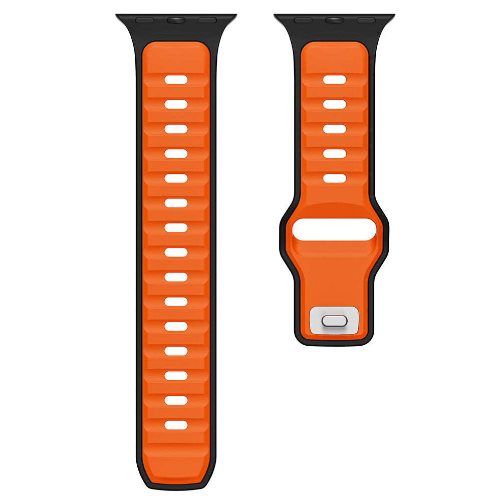 Apple Watch Ultra 49mm Zore KRD-135 Silikon Kordon Strap Kayış Siyah