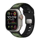 Apple Watch Ultra 49mm Zore KRD-135 Silikon Kordon Strap Kayış Siyah