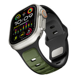 Apple Watch Ultra 49mm Zore KRD-135 Silikon Kordon Strap Kayış Siyah