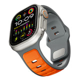 Apple Watch Ultra 49mm Zore KRD-135 Silikon Kordon Strap Kayış Siyah