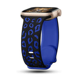 Apple Watch Ultra 49mm Zore KRD-140 Silikon Kordon Strap Kayış Siyah-Mavi