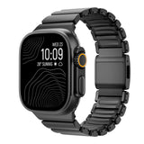 Apple Watch Ultra 49mm Zore KRD-149 Metal Silikon Kordon Siyah