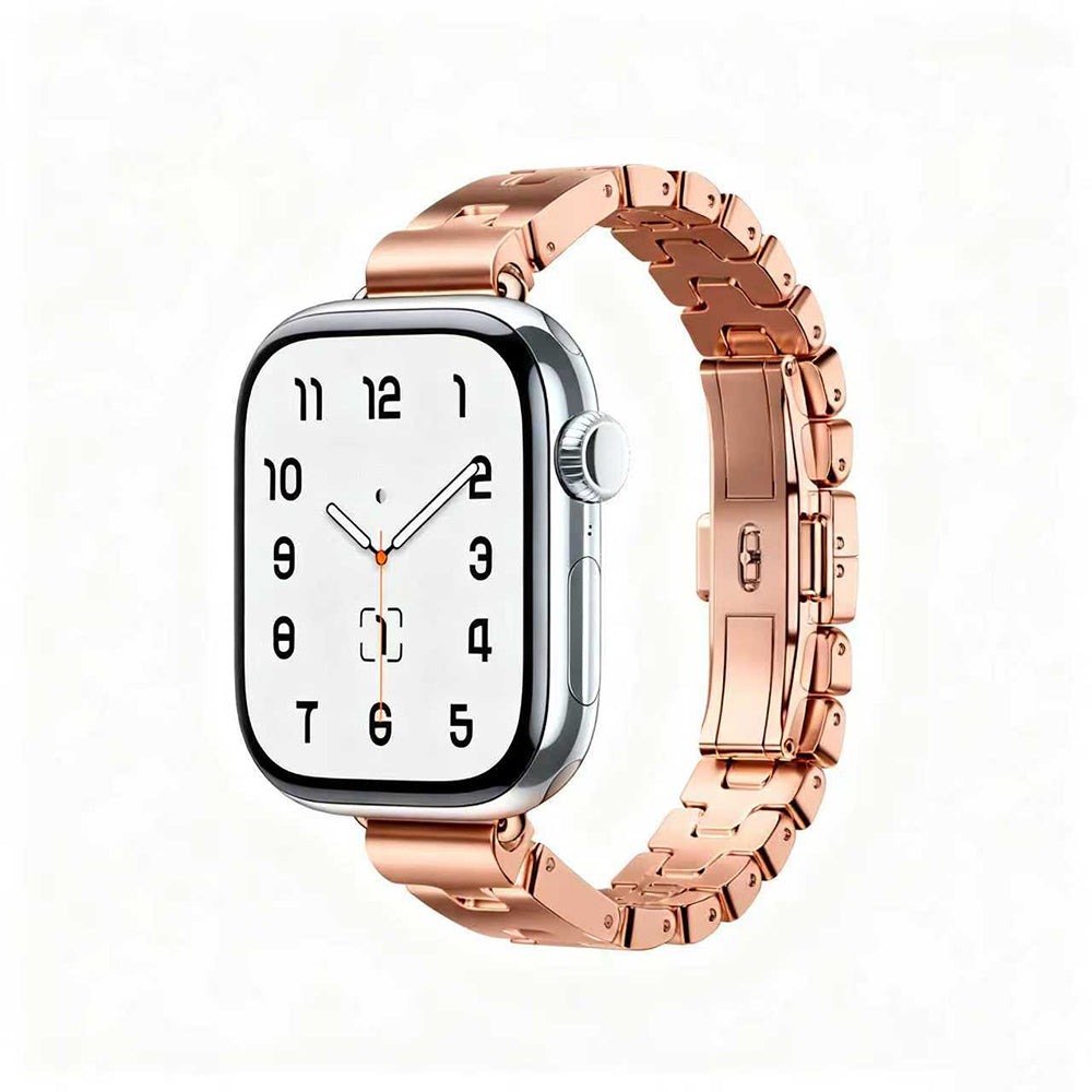 Apple Watch Ultra 49mm Zore KRD-150 Metal Kordon Rose Gold