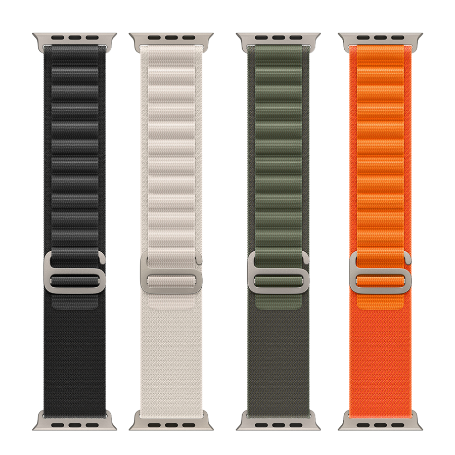 Apple Watch Ultra 49mm Zore KRD-74 Hasır Kordon Siyah-Füme
