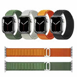 Apple Watch Ultra 49mm Zore KRD-74 Hasır Kordon Siyah-Füme