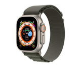 Apple Watch Ultra 49mm Zore KRD-74 Hasır Kordon Siyah-Füme