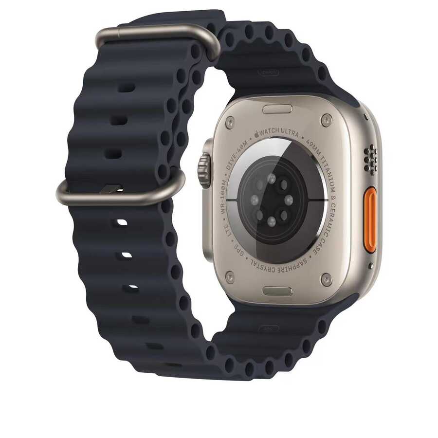 Apple Watch Ultra 49mm Zore KRD-75 Silikon Kordon Midnight