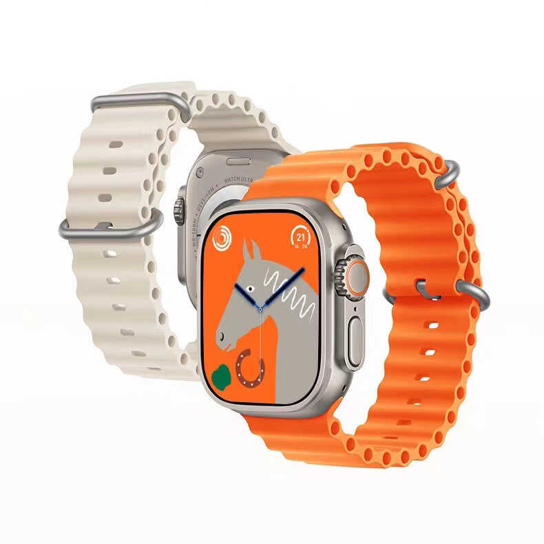 Apple Watch Ultra 49mm Zore KRD-75 Silikon Kordon Siyah