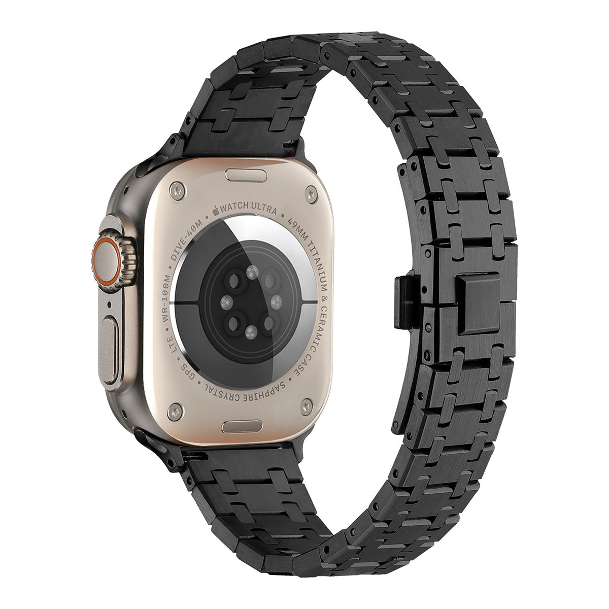 Apple Watch Ultra 49mm Zore KRD-83 Metal Kordon Gümüş
