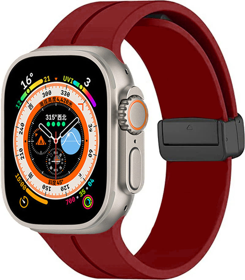 Apple Watch Ultra 49mm Zore KRD-84 Silikon Kordon Beyaz