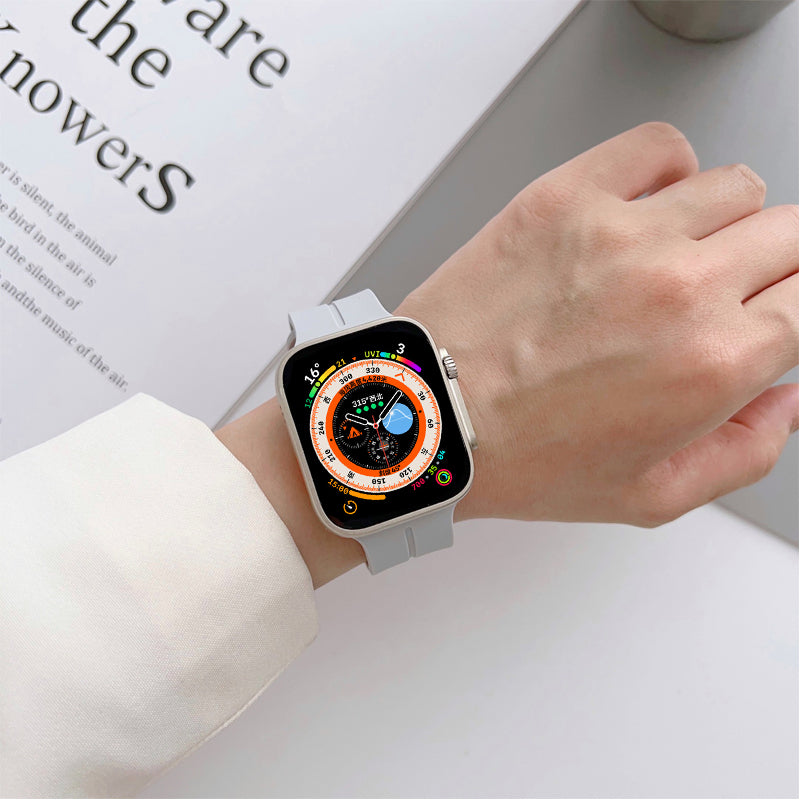 Apple Watch Ultra 49mm Zore KRD-84 Silikon Kordon Lacivert