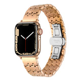 Apple Watch Ultra 49mm Zore KRD-86 Metal Kordon Rose Gold